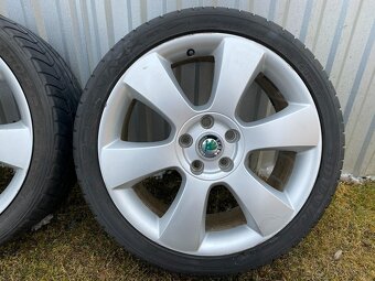 Letná sada originál Škoda Octavia 2 RS, 5x112 R18 + pneu - 5