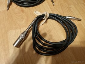 Predám kvalitne audio káble 4.5m (jack, xlr3, cinch) - 5