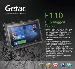 Getac F110 Gen. 4 - autodiagnostika – ako nový / v záruke - 5