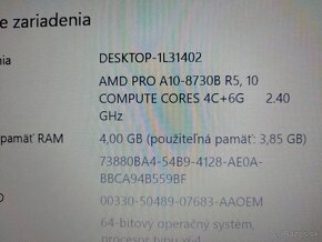 predám základnú dosku z notebooku Hp elitebook 745 g4 - 5