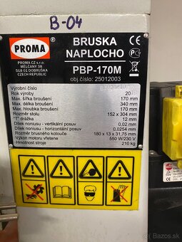 Bruska na plocho Proma PBP-170M - 5