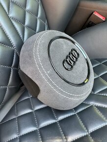 AUDI kryt airbagu - alcantara - 5