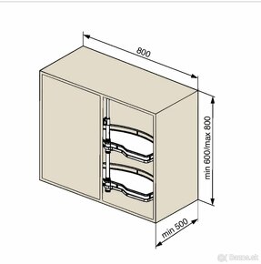 Karusel / otocna rohova polica do kuchyne - 5
