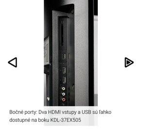 Sony Bravia KDL37EX505 - 5