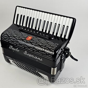 Akordeon harmonika paolo soprani professional 96bas TOP stav - 5