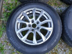 Alu disky Brock 5x112 R16 + Zimné pneu 225/60 R16 - 5