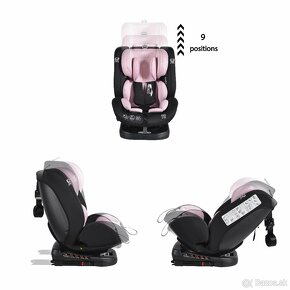 Autosedačka Serengeti + ISOFIX (0-36kg) +cestovný vankúš - 5