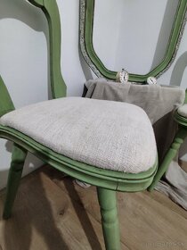 Zasielam kurierom - stoličky plus rám vintage shabby štýl - 5