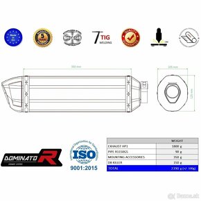 Výfuk Dominator HP1 pre BMW R 1150 GS - 5
