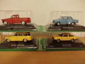 Predám modely škoda 1:43. cena za kus. - 5