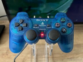 Playstation 1 Ocean Blue ovládač - 5