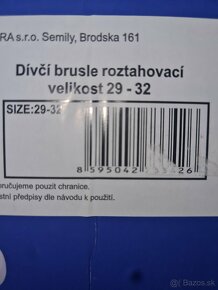 Dievčenské rozťahovacie korčule - vel. 29/32 - 5