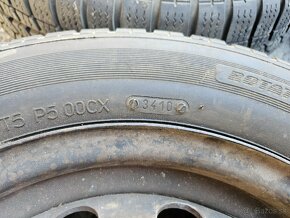 Plechové disky 4x100 + zimné pneu 185/60r14 - 5