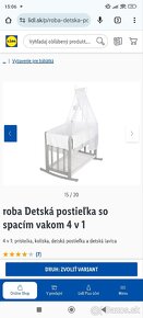 Detská postieľka na prvé mesiace bábätká - 5