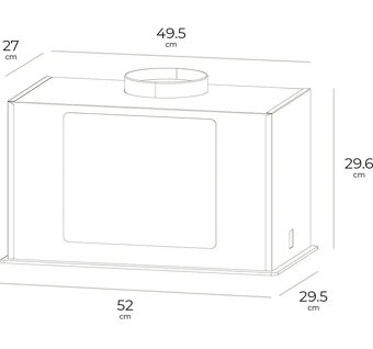 NOVÝ Vstavaný digestor Siguro HD-B550B Elegant Hood - 5