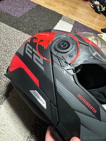 Vyklápacia prilba SCHUBERTH E2 Defender Red - 5