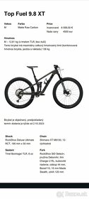 Predám  bicykel Trek top Fuel 9.8 XT - 5