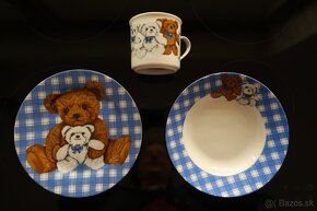 Detské porcelánové taniere - jedálenská sada - 5