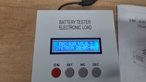 Tester batérií EBC-A20 - 5