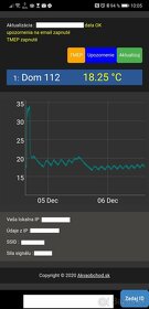 Wifi teplomer / vlhkomer s grafom a čidlom na kábli - 5