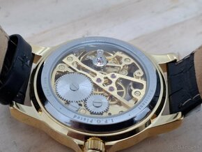 Predám funkčné skeletové náramkové hodinky Luxus Graf von mo - 5