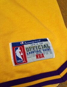 Los Angeles Lakers Shooting Shirt 90s - 5