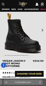 Dr. Martens - VEGAN JADON II BOOT MONO PLATFORMS - 5