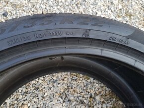 315/35 r22 zimné pneumatiky 2ks Pirelli DOT2021 - 5