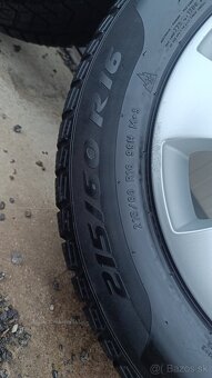 Sada elektrónov SKODA s pneu PIRELLI SOTTOZERO 3 215/60 R16 - 5