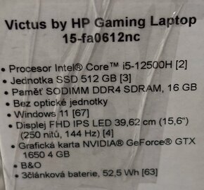 Hp victus 15 - 5