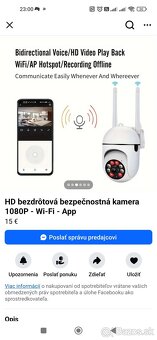 Bezpecnostna IP wifi kamera SD ZARUKA - 5