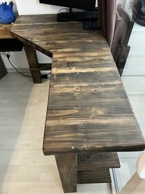 ručne robený drevený stôl - 5