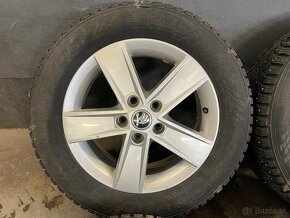 Disky ŠKODA R16 5x112 + Zimné pneumatiky 205/60 R16 - 5