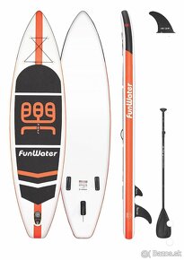 nový nepoužitý Paddleboard 335cm 150kg bielo oranžový - 5