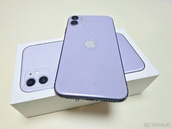 APPLE IPHONE 11 64GB PURPLE Baterka 100% - 5