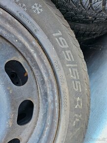 BMW 5X120 R16  Zimne pneu195-55r16 Vredestein - 5