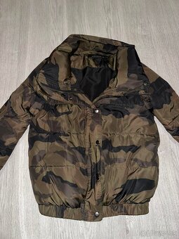 Zara khaki camouflage stylova bunda-bombera - 5