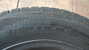 Disky 4x108 PEUGEOT/CITROEN + pneu 185/65 R15 88T cca 6-7 mm - 5