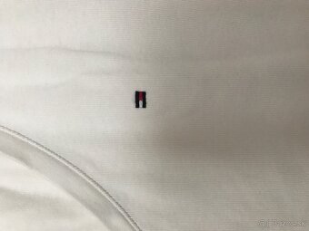 TOMMY HILFIGER originál white damske tricko S/M - 5