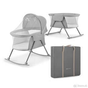 Kinderkraft kolíska 3v1 Grey Cradle - 5