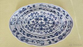 Originál cibuľový porcelán - Misy, podnos a tortový tanier - 5