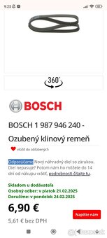 BOSCH 6 PK 1050 - BOR 1 987 946 240 - 5