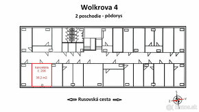 Na prenájom kancelária 36,2 m2 Wolkrova, Bratislava V – Petr - 5