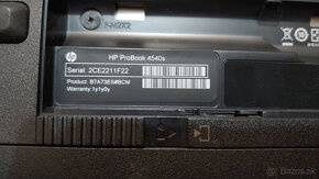 Notebook HP ProBook 4540s - 5