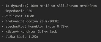 TRN CS2 s kovovým puzdrom (IEM slúchadlá) - 5