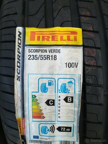 Letné pneumatiky 235/55 R18 Pirelli Scorpion Nové, 4ks - 5