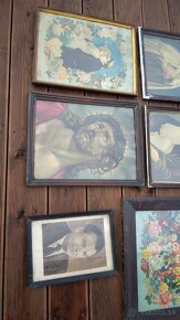Predám starožitné náboženské obrazy- cena za kus 16 EURO - 5
