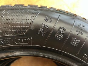 215/60 R16 zimné pneumatiky 2 kusy - 5