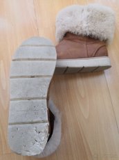 Trendy kožené čižmy UGG štýl - 5