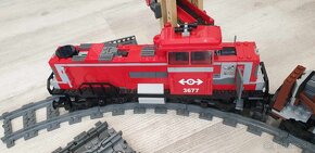 LEGO VLAK 3677, Red Cargo Train - 5